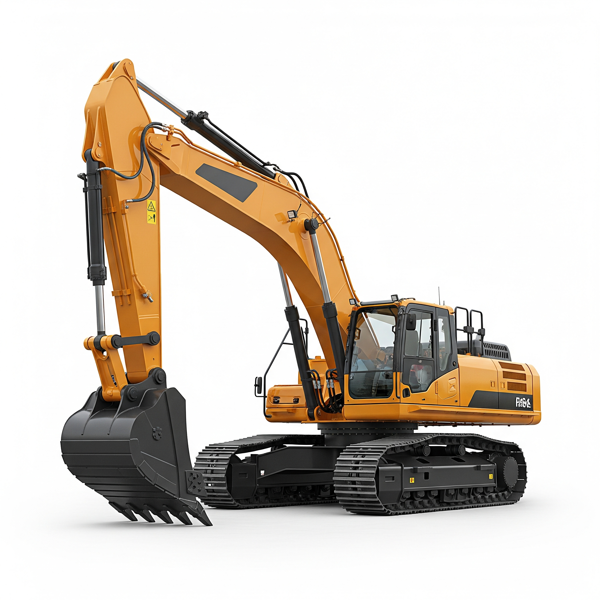 Hydraulic large crawler excavator (heavy duty) Hydraulic large crawler excavator (heavy duty) Poster