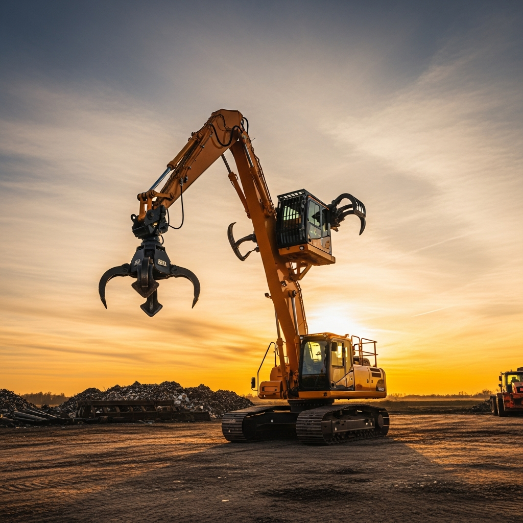 Hydraulic material handler Hydraulic material handler Mug