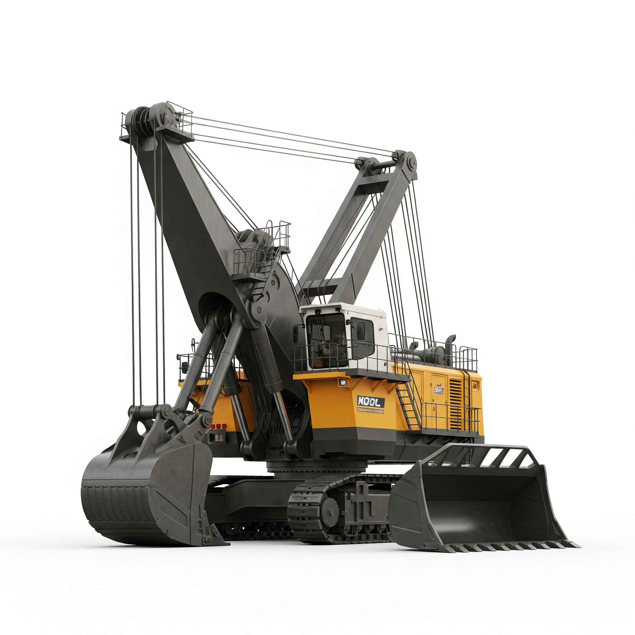 Hydraulic mining shovel Hydraulic mining shovel Poster