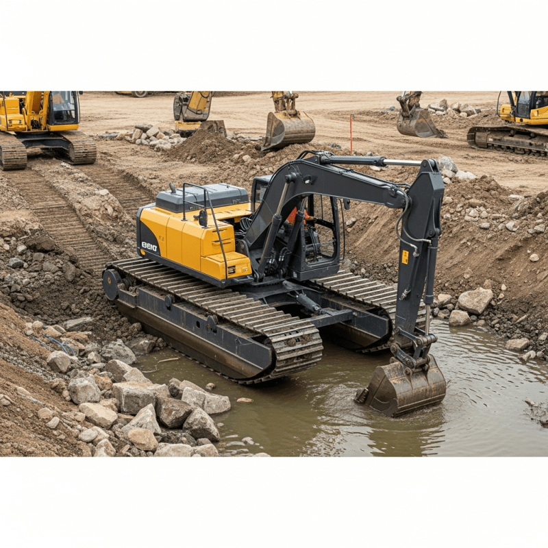 Amphibious pontoon excavator Amphibious pontoon excavator Shirt