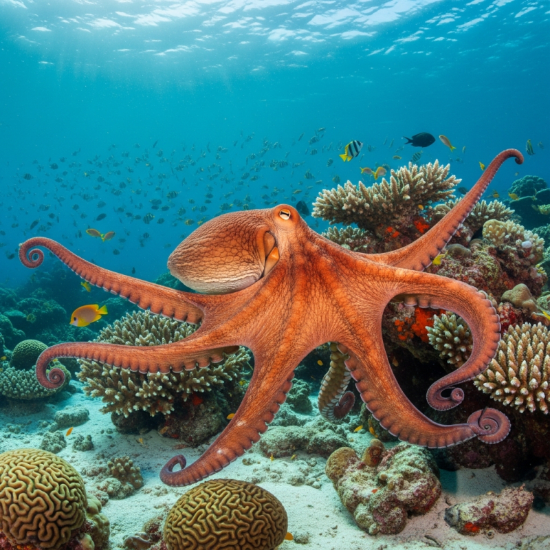 Seven-Arm Octopus Seven-Arm Octopus Shirt