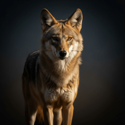 African Golden Wolf