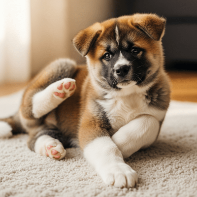 Image showing a Akita puppy