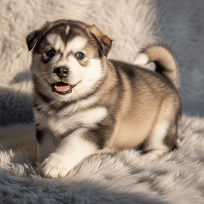 Image showing a Alaskan Malamute puppy