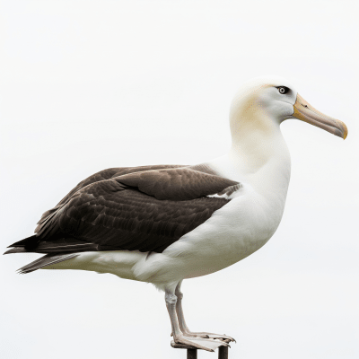 High quality studio photograph of a single Albatross