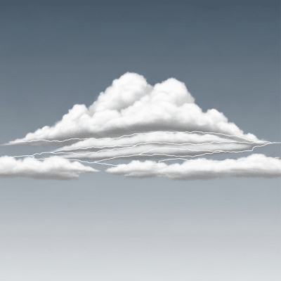 Cross-sectional diagram of a Altocumulus