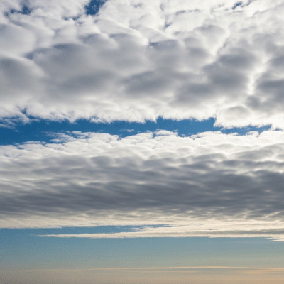 Realistic outdoor scene featuring a Altocumulus stratiformis