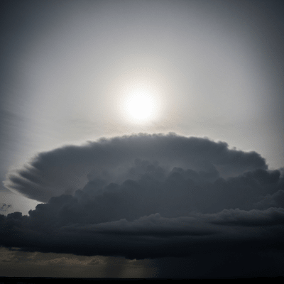 Editorial-style image of a Altostratus opacus, part of the taxonomy clouds.