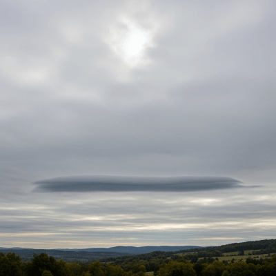 Realistic outdoor scene featuring a Altostratus opacus
