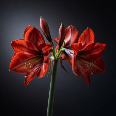 Editorial-style hero shot of a Amaryllis from the taxonomy flowers.