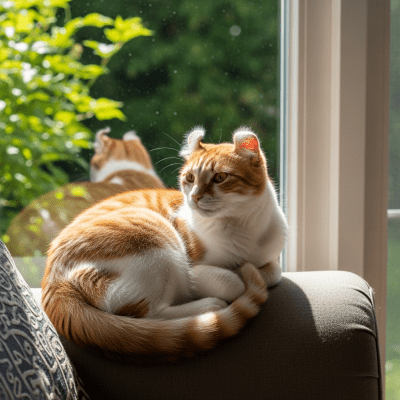 Naturalistic image of a American Curl