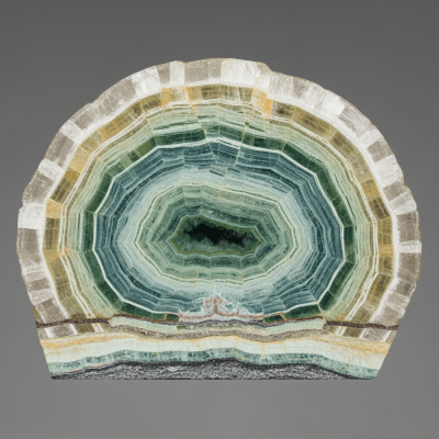 Cross-sectional illustration of Apatite, of the taxonomy minerals