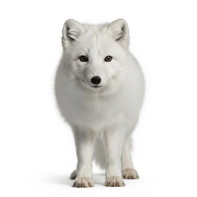 High quality, studio-style photograph of a Arctic Fox
