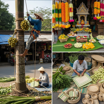 A photograph of the Areca Palm (palms) in cultural context