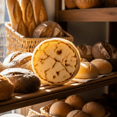 Natural light image of Arepa, shown in its typical environment