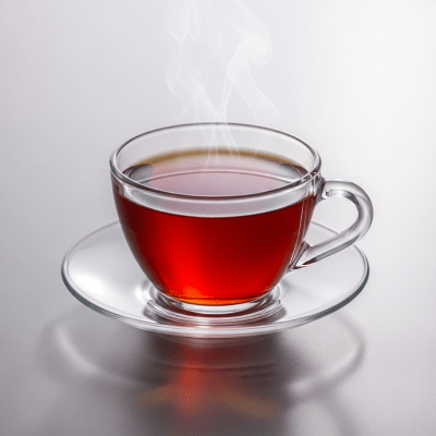 Editorial-style image of a brewed Assam Tea tea, part of the taxonomy teas
