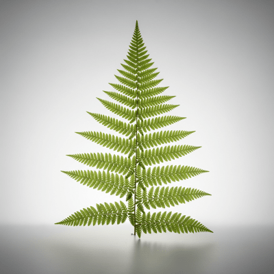 High quality, studio-style photograph of a single Athyriaceae (family)