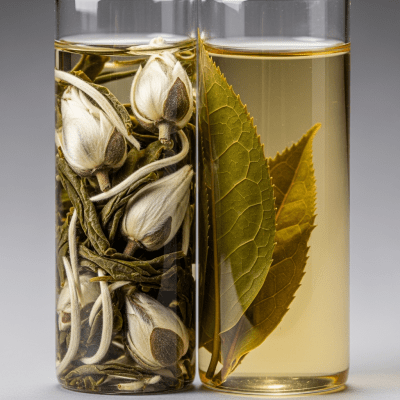 Cross-sectional close-up of a Bai Mudan