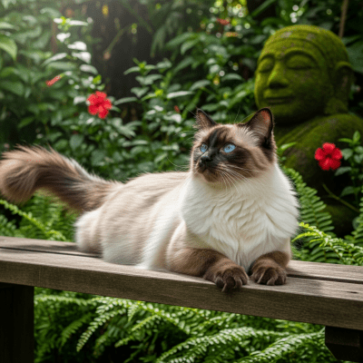 Naturalistic image of a Balinese