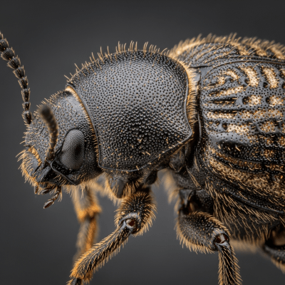 Macro photograph of a Bark Beetle