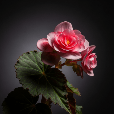 Editorial-style hero shot of a Begonia from the taxonomy flowers.