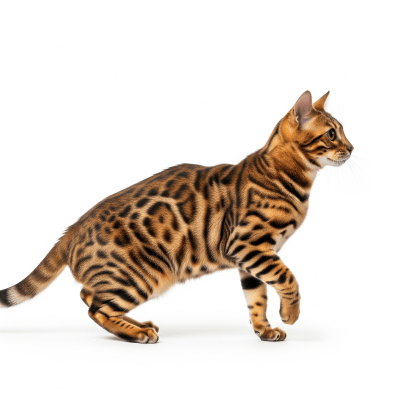 High resolution studio photograph of a Bengal