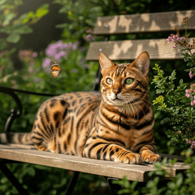 Naturalistic image of a Bengal