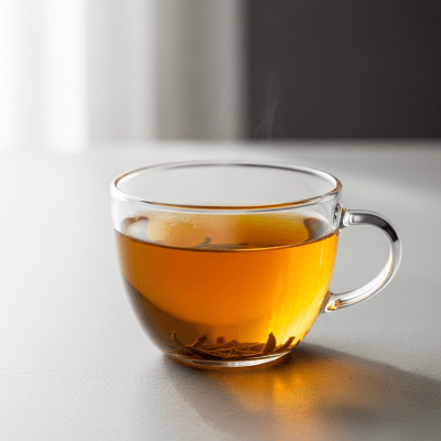 Editorial-style image of a brewed Benifuuki tea, part of the taxonomy teas