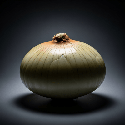 An editorial-style hero shot of a Bermuda onion from the taxonomy onions.