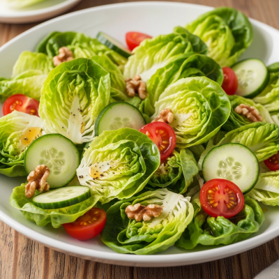 Image showing Bibb Lettuce as part of a finished dish, such as a salad or sandwich