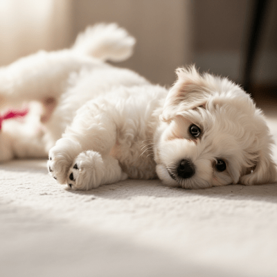 Image showing a Bichon Frise puppy