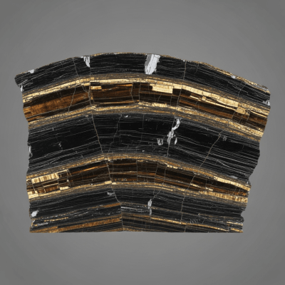 Cross-sectional illustration of Biotite, of the taxonomy minerals