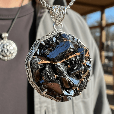 Depiction of Biotite, as it is used or valued in human culture