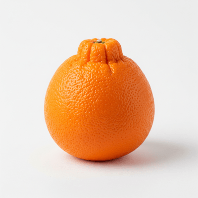 High quality studio photograph of a single Bitter Orange from the oranges taxonomy