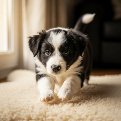 Image showing a Border Collie puppy