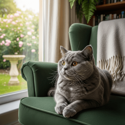 Naturalistic image of a British Shorthair