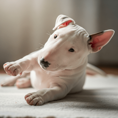 Image showing a Bull Terrier puppy