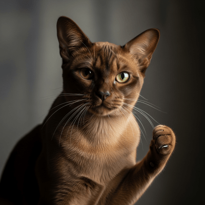 Editorial-style portrait of a Burmese (European) from the taxonomy cats.