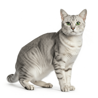 High resolution studio photograph of a Burmilla