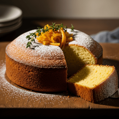 Editorial-style hero shot of a beautifully presented Butter Cake, from the cake taxonomy.
