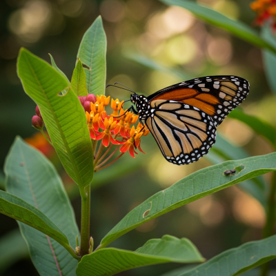 Detailed image showing a Butterfly in its natural environment