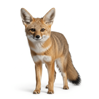 High quality, studio-style photograph of a Cape Fox