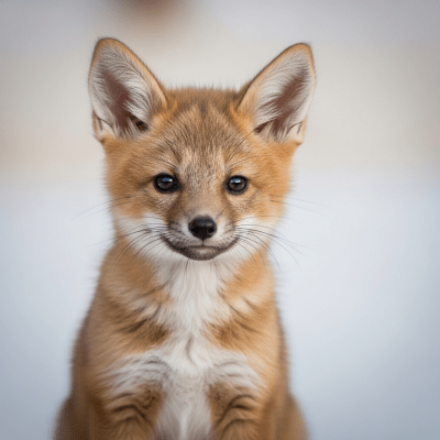 Photograph showing a juvenile (puppy) version of the Cape Fox