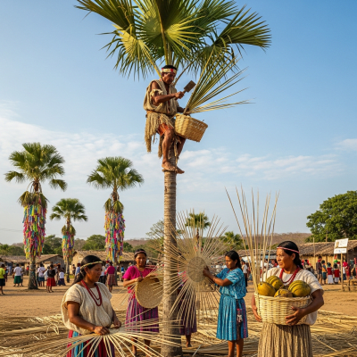A photograph of the Caranday Palm (palms) in cultural context