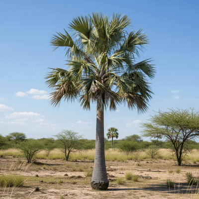 A detailed image of the Caranday Palm (palms) in its native environment
