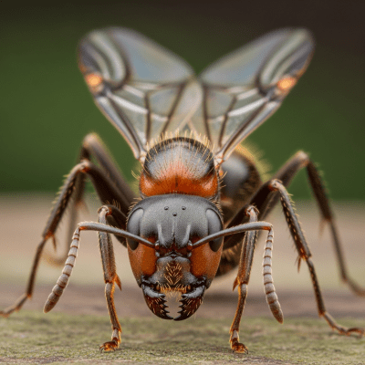 Macro photograph of a Carpenter Ant
