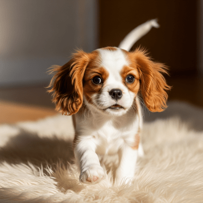 Image showing a Cavalier King Charles Spaniel puppy
