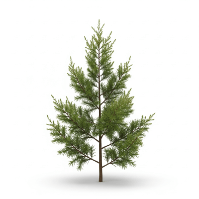 High quality photograph of a single Cedar