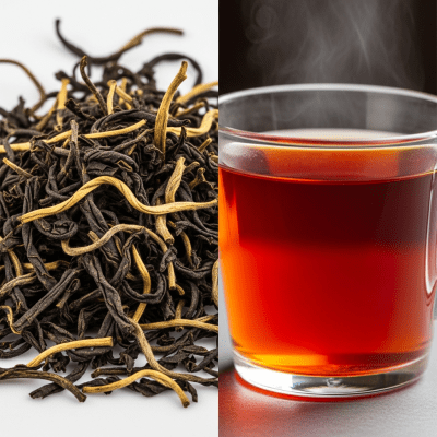 Cross-sectional close-up of a Ceylon Tea