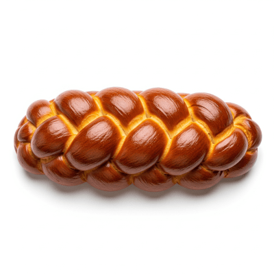 High quality photograph of a single Challah